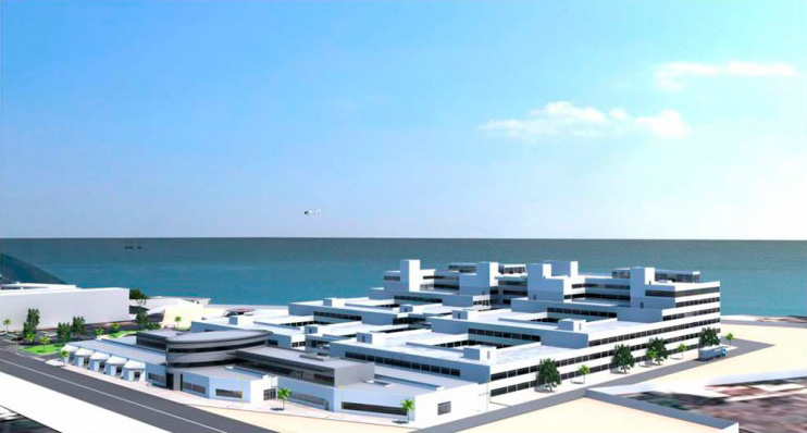 Nouvel Hôpital Arsitide Le Dantec - Cabinet d'architecture, Malick Mbow - Archi Concept International - Dakar, Sénégal