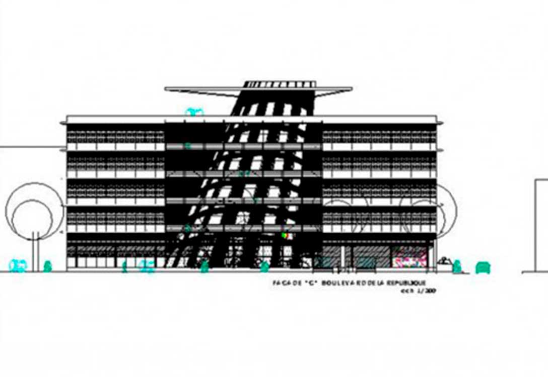 Siège de la Cour des Comptes - Cabinet d'architecture, Malick Mbow - Archi Concept International - Dakar, Sénégal