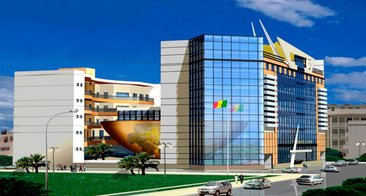 Siège de la Maison de la Presse - Cabinet d'architecture, Malick Mbow - Archi Concept International - Dakar, Sénégal