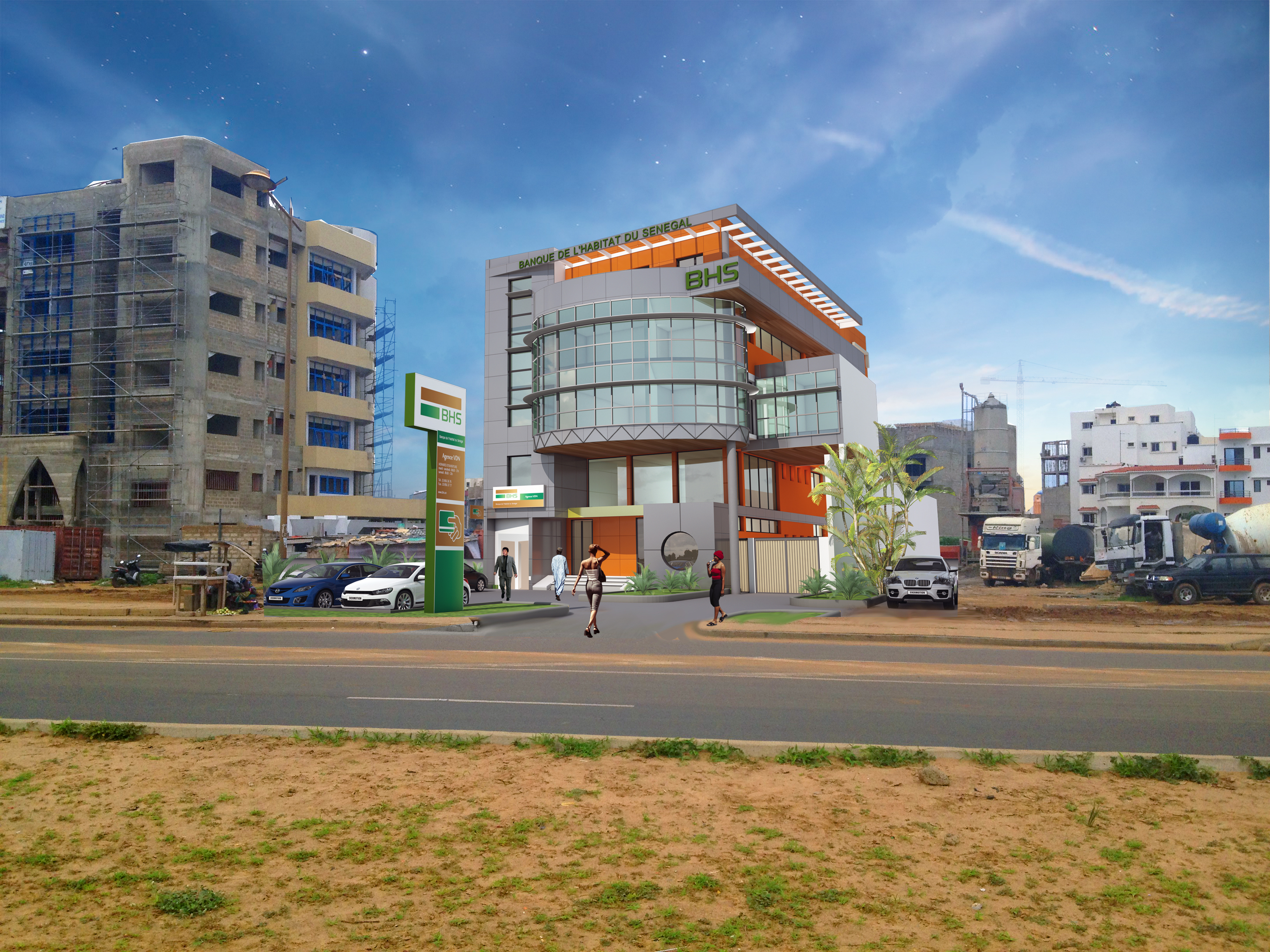 BHS VDN - Cabinet d'architecture, Malick Mbow - Archi Concept International - Dakar, Sénégal